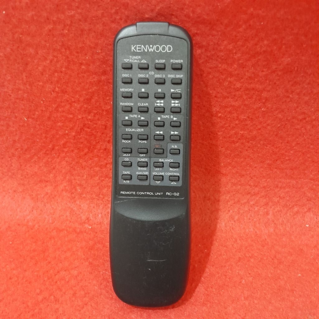 Remote Remot Tape Compo KENWOOD Original Asli . RC - G2 .