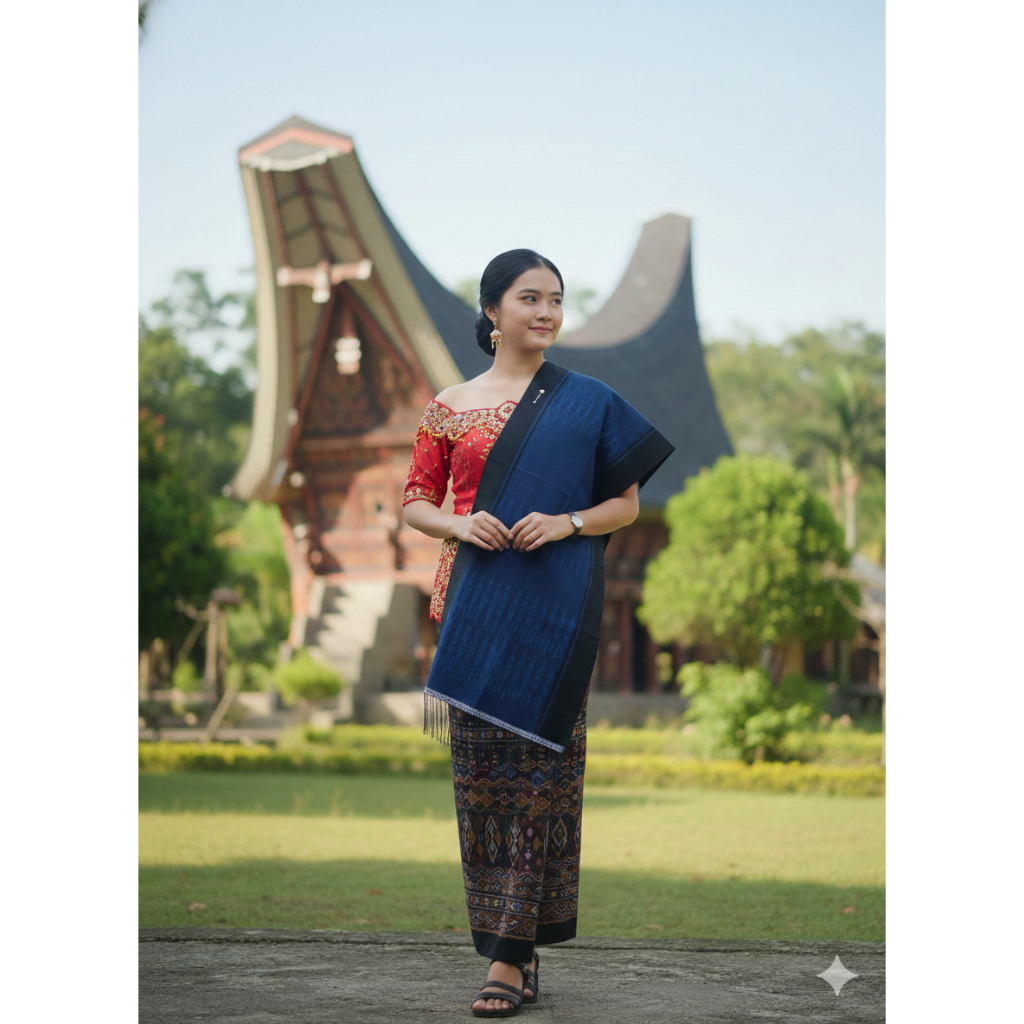 Ulos Sibolang Tenun Batak