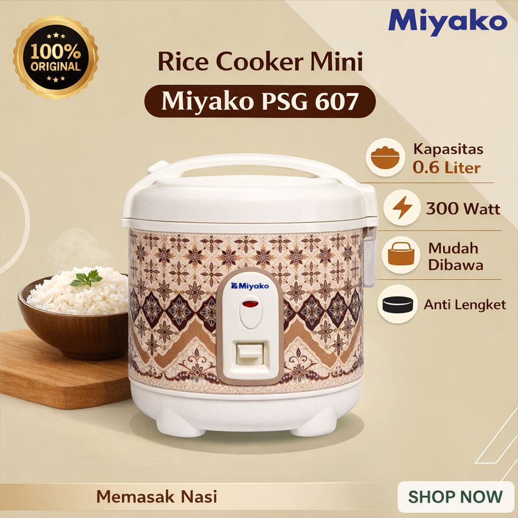 rice cooker mini Miyako 0.6 L