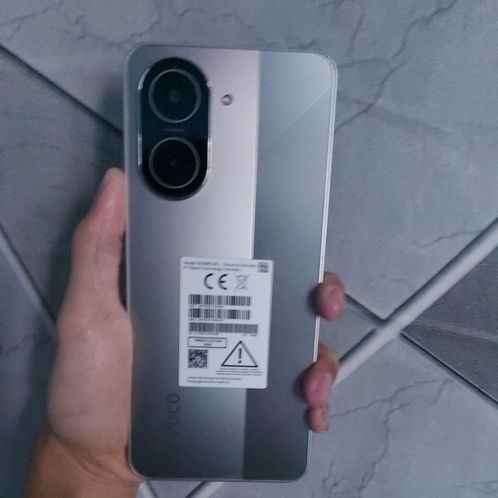 hp second poco c71 ram4 128 resmi kel hp sofe case saja