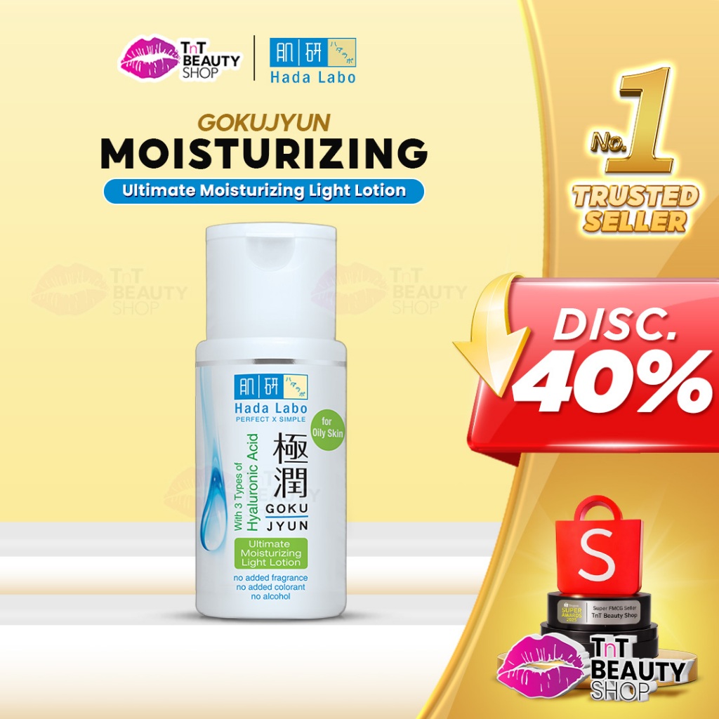 HADA LABO Gokujyun Ultimate Moisturizer Lightening Lotion 100ML | Garis Hijau | Tnt Beauty Shop