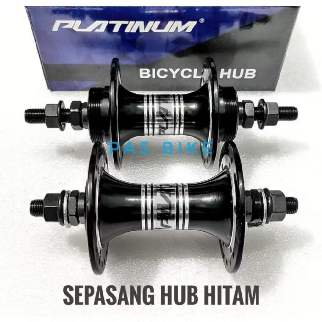 Hub Tromol Bearing Sepeda Kalcer MTB BMX FIXIE 36 hole Platinum