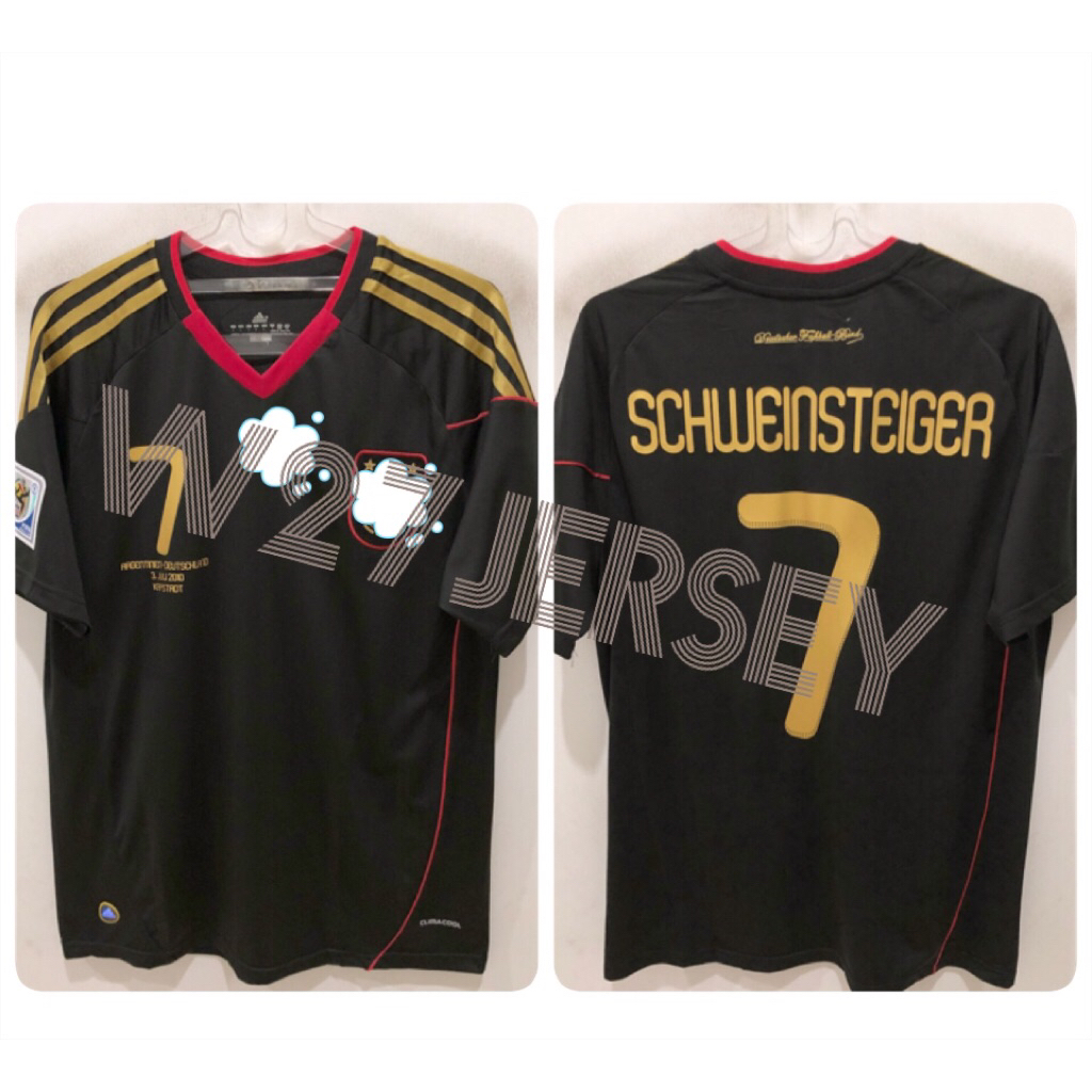JERSEY RETRO - GERMANY AWAY 2010 name player Schweinsteiger + Patch