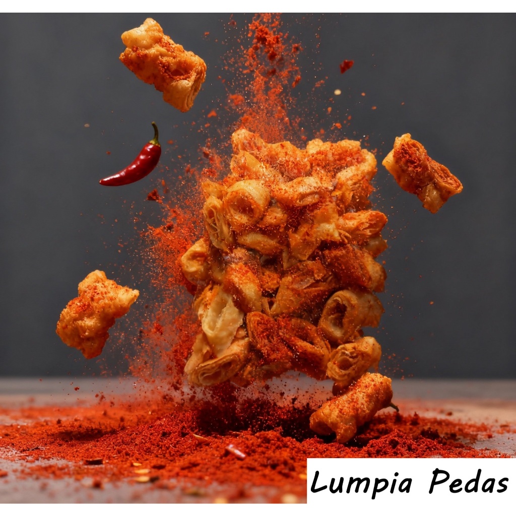 Lumpia Kering Krispy 1kg Original / Pedas