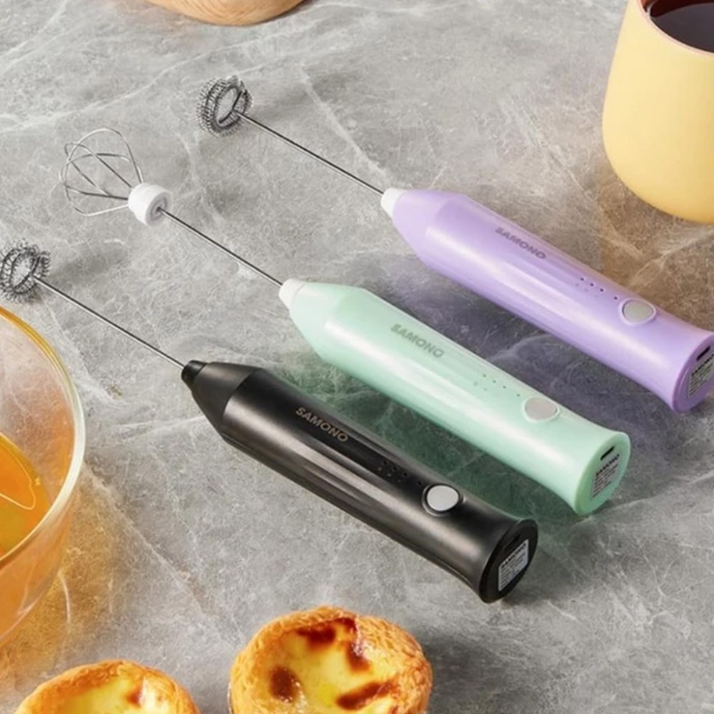 Samono Milk Frother SW MFB40 Milk Frother 2 tipe kepala