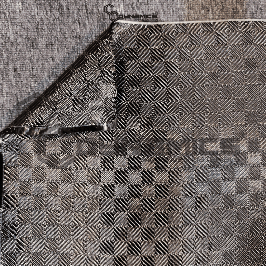 Serat Carbon Fiber Batik Big Square Weaving