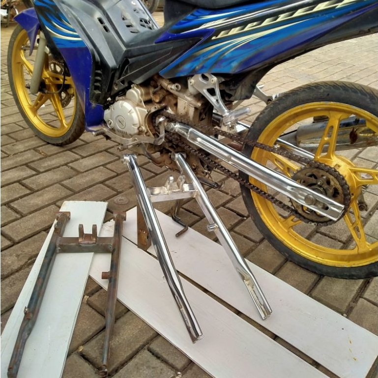 SWING ARM JUPITER MX OLD BESI KROM TEBAL 2,5mm PANJANG 60cm