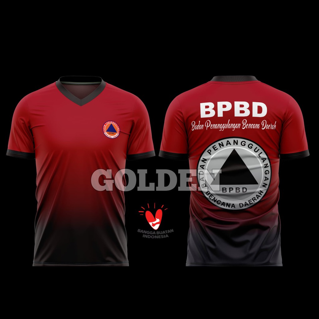 Kaos jersey bpbd custom/baju kaos bpbd murah/kaos jersey badan penanggulangan bencana daerah
