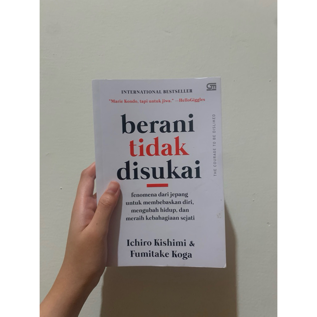 [PRELOVED] buku berani tidak disukai - Ichiro Kishimi & Fumitake Koga