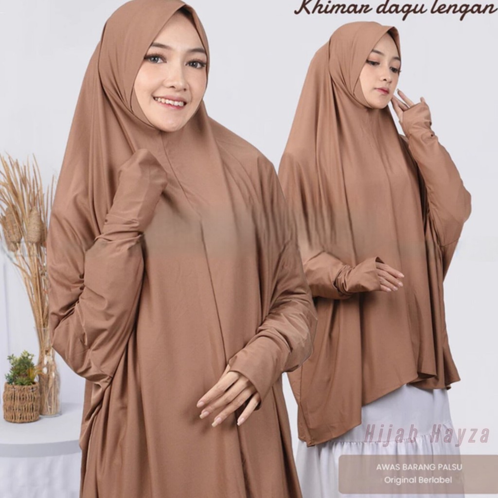 Khimar Dagu Lengan/ Hijab Syari