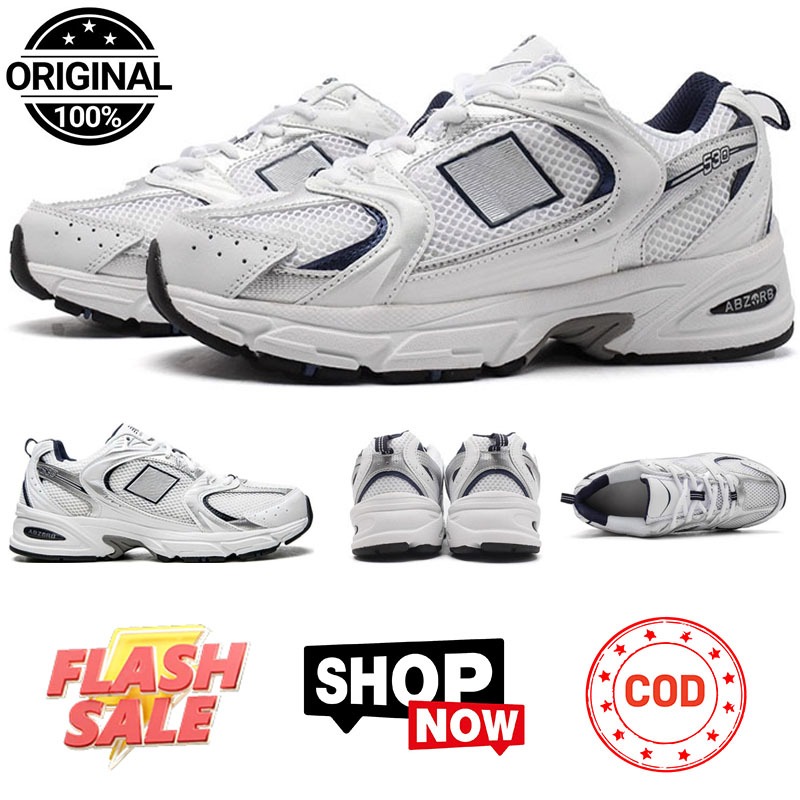 Ready Stock Sepatu NB 530 Sneakers Unisex Lari Kasual Olahraga Wanita Pria Nyaman Kasual Bernapas