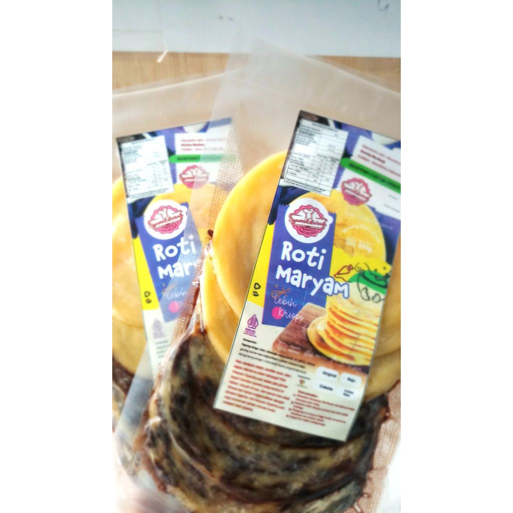 Roti maryam syamillurah/roti canai/roti maryam mix rasa/roti maryam original/roti maryam keju/roti m