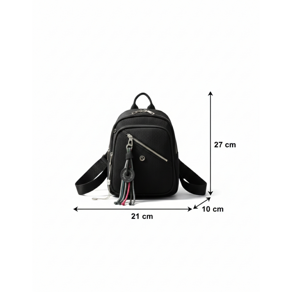 [MILA] SIGHMON - Tas Selempang Dompet Wanita FREE GANTUNGAN Mini Backpack