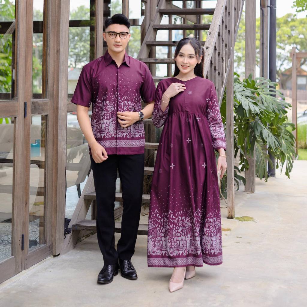 Benang Raja Batik Couple Pria Wanita Katun Sutena