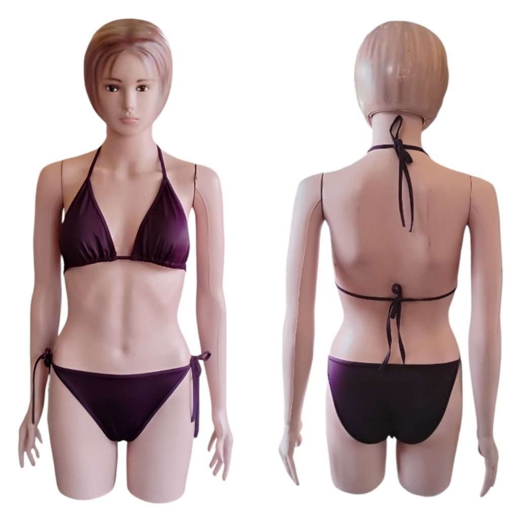 Sexy Bikini Set Bra Gstring Baju Renang Wanita TA137DP Ungu