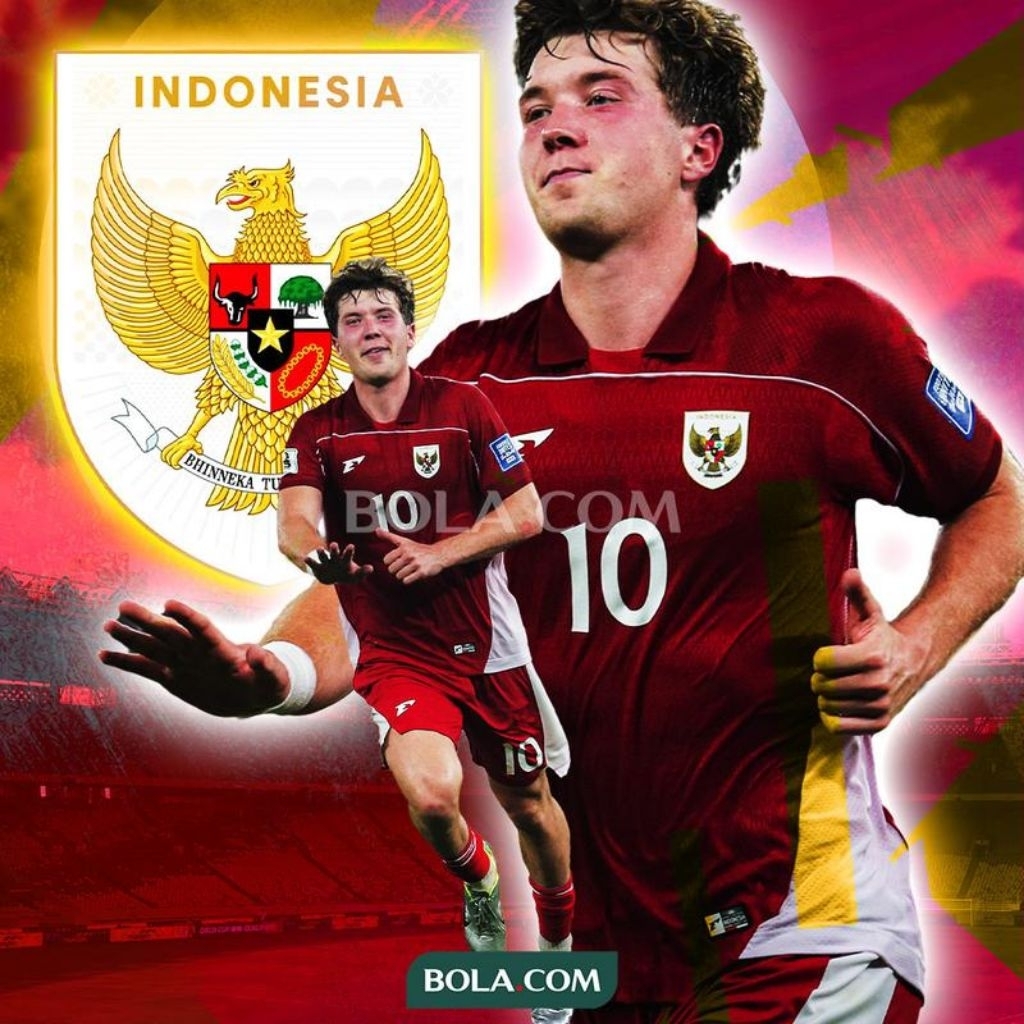 Jersey Timnas Indonesia home 2025, LS, BNWT, Replica