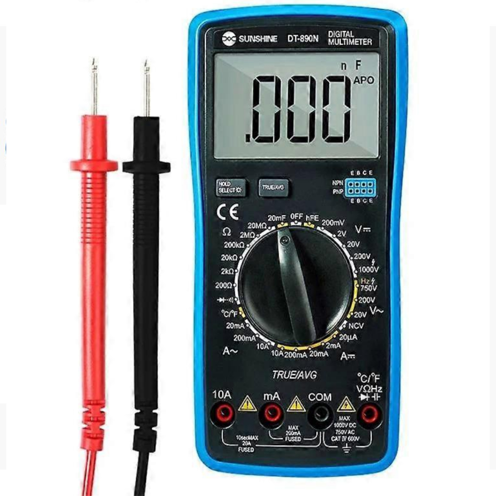 MULTITESTER DIGITAL  SUNSHINE DT-890N  MULTIMETER SUNSHINE ORIGINAL