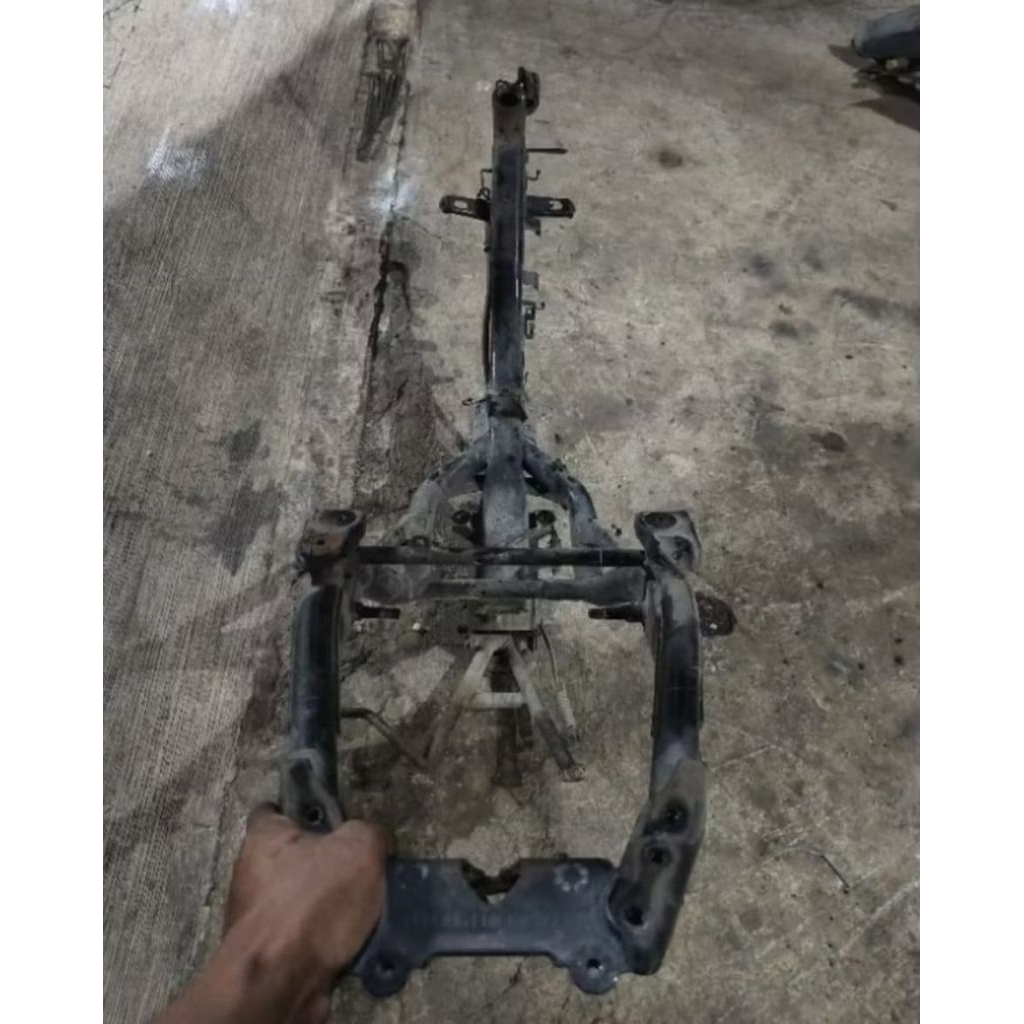 rangka frame sasis motor Honda Supra 125 HLM in kyz
