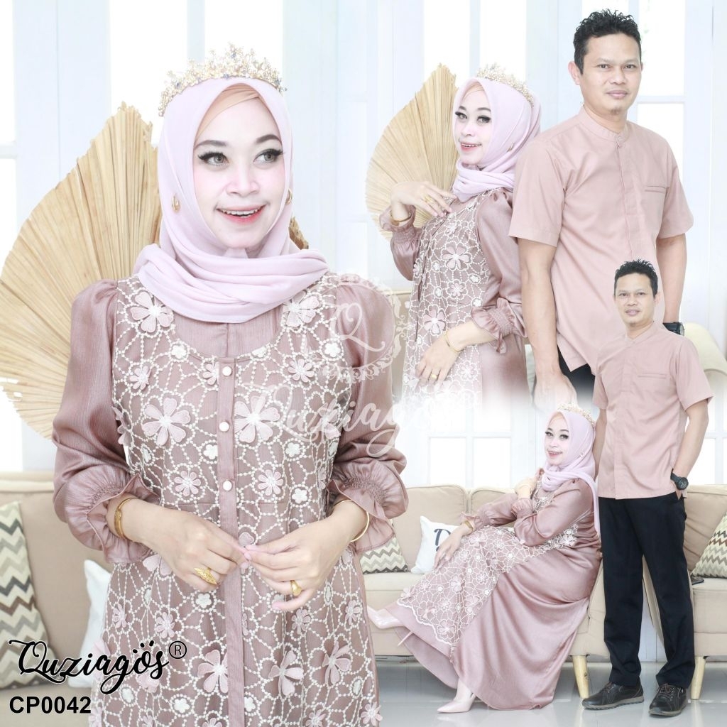 COUPLE LEBARAN QUZIAGOS CP0042 COKSU | READY STOCK | SIAP KIRIM