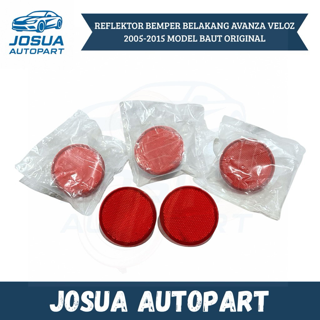 REFLEKTOR BEMPER BELAKANG AVANZA VELOZ 2005-2015 MODEL BAUT ORIGINAL