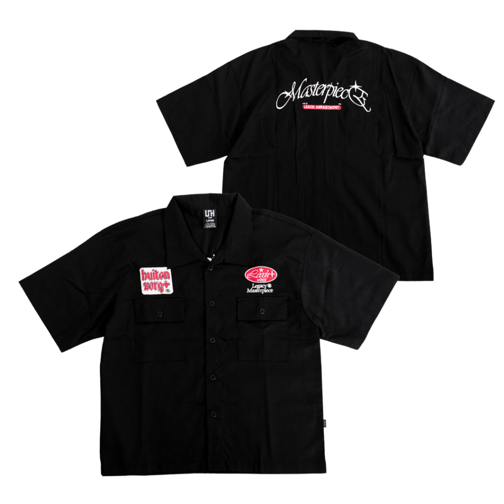 Workshirt | Master Black | Kemeja | Leech.co