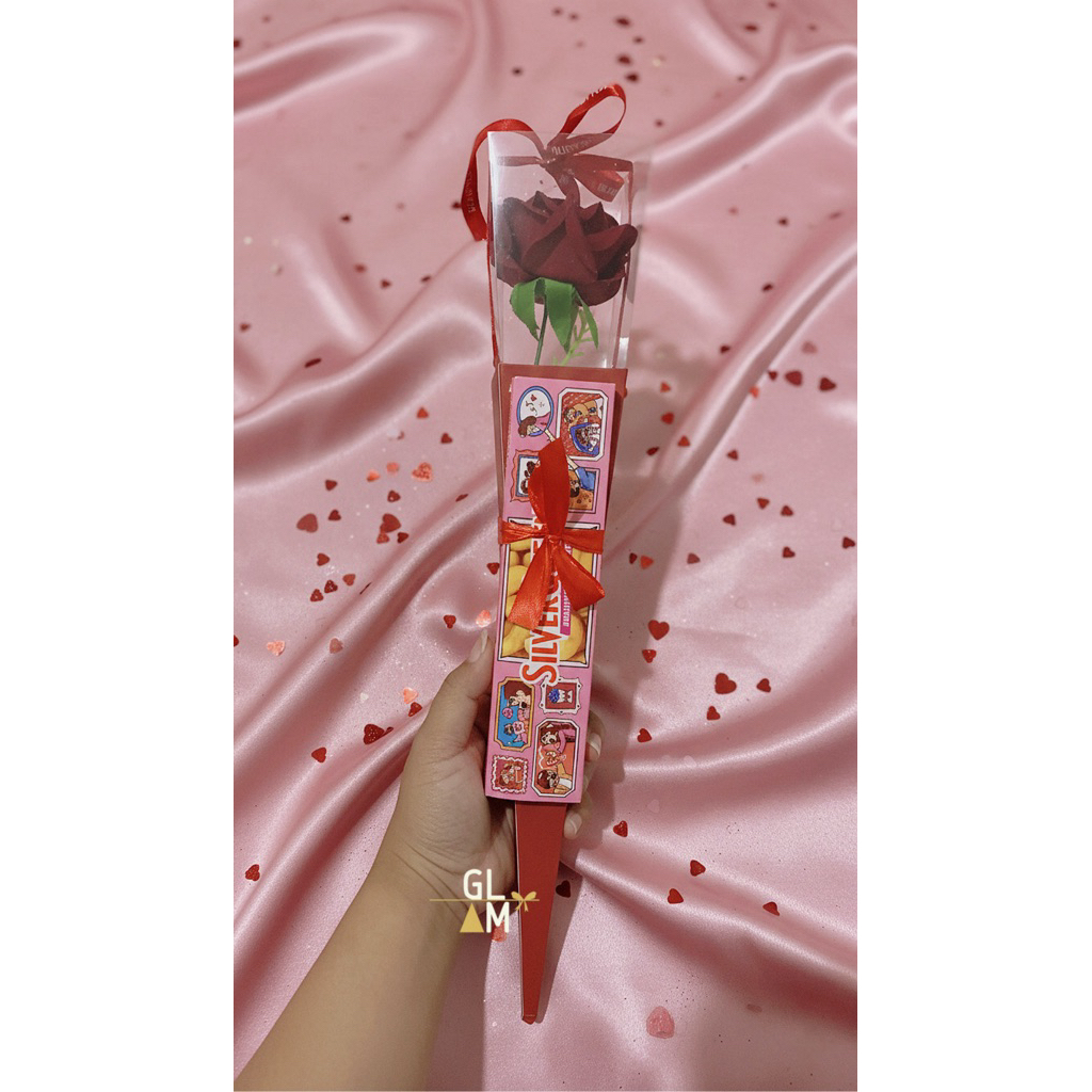 Mawar Valentine / Hadiah Valentine / Coklat Valentine / Mawar + Coklat