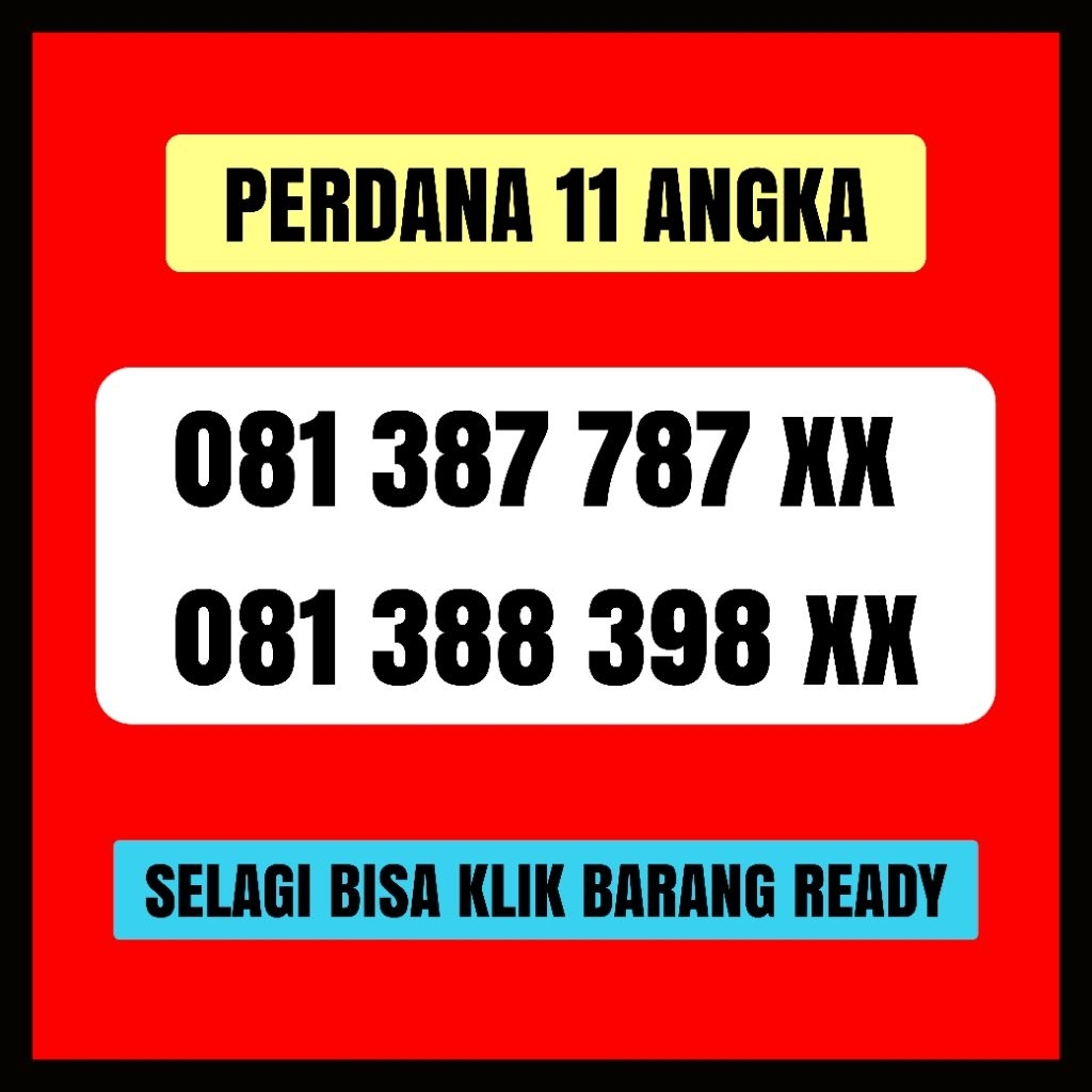 Nomor Cantik Simpati 11 Angka 8778 3883