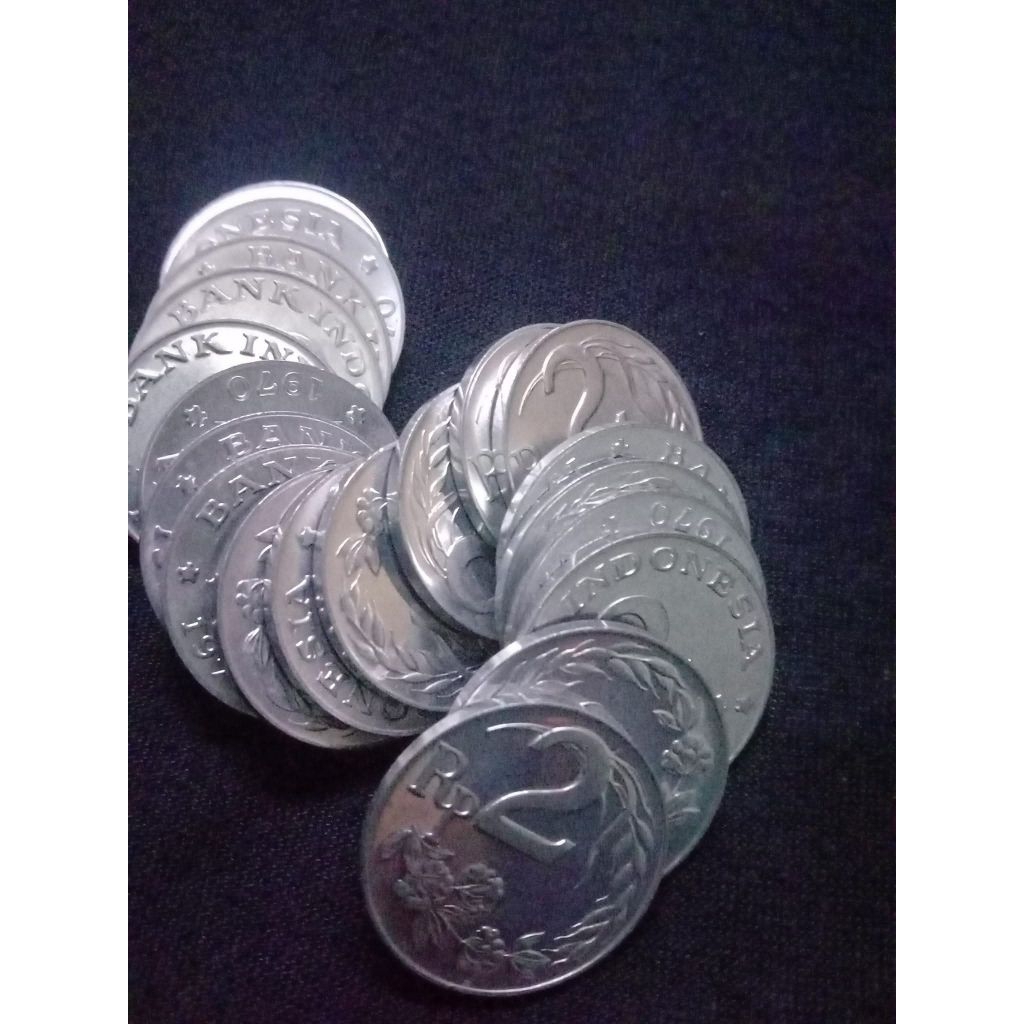 2 rupiah tahun 1970#mahar