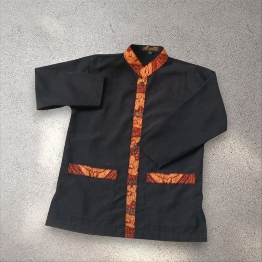 Atasan Baju Pangsi Sekolah Batik Usia 4 Sampai 14 Tahun SD Smp