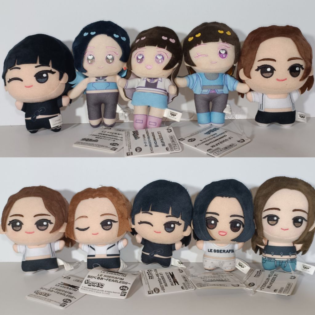 Le Sserafim Boneka Kpop Ganci Kazuha Eunchae Sakura Chaewon Chibigurumi Yumechikku Fashion Wanita