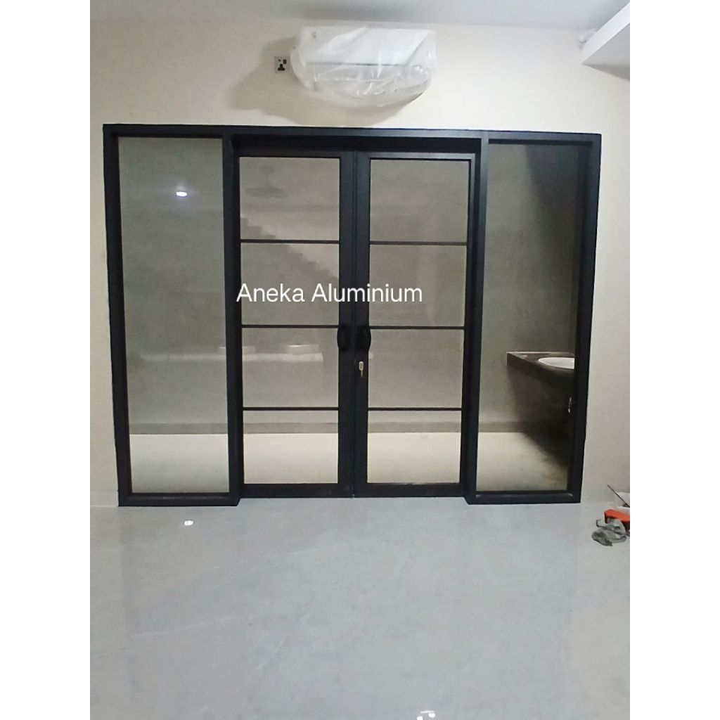 tukang pintu kaca, jendela upvc, aluminium, kusen,pintu swing, sliding door (Medan)