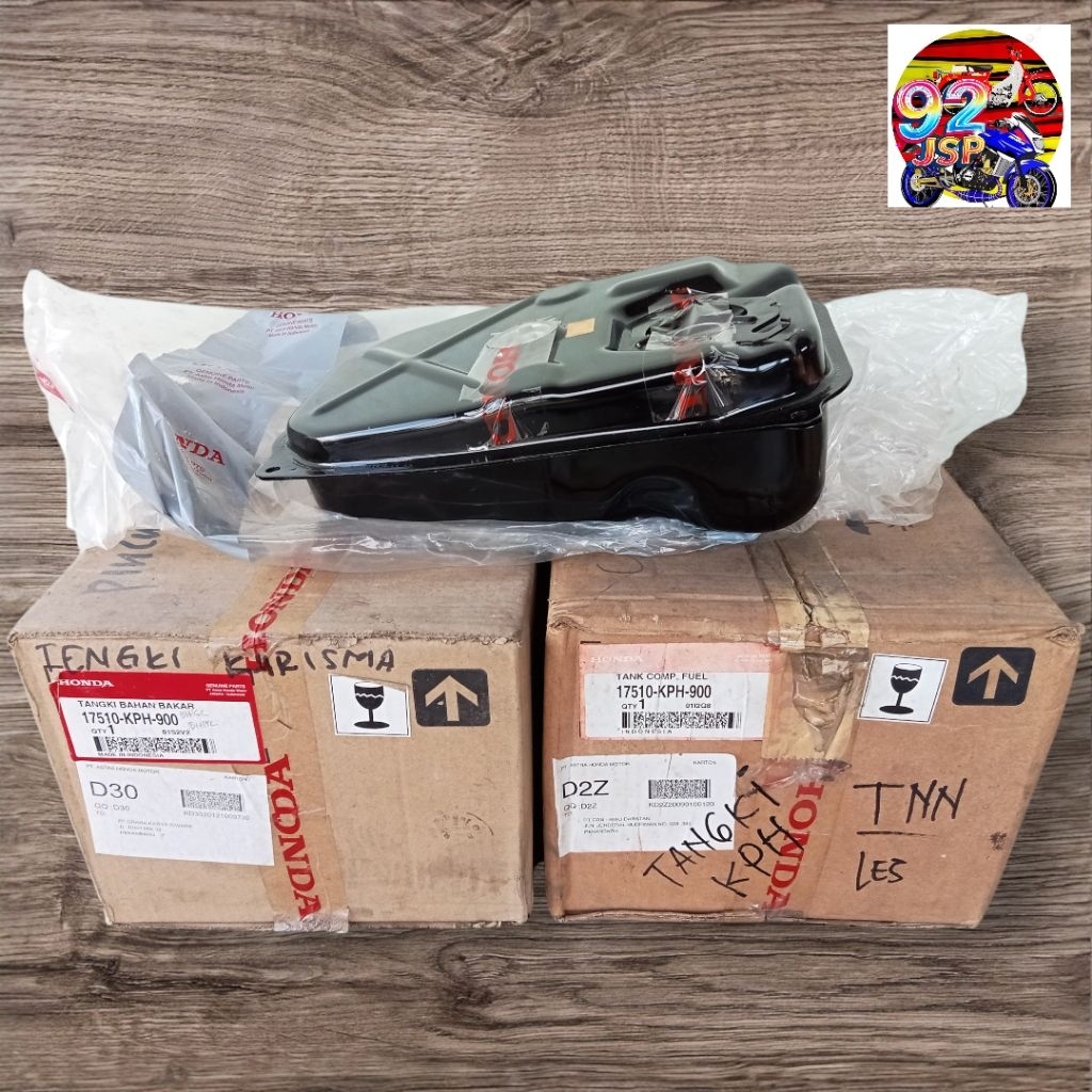 TANGKI BENSIN FULLTANK TANGKI MINYAK KARISMA SUPRA X 125 OLD ASLI 17510-KPH-900 ORIGINAL AHM