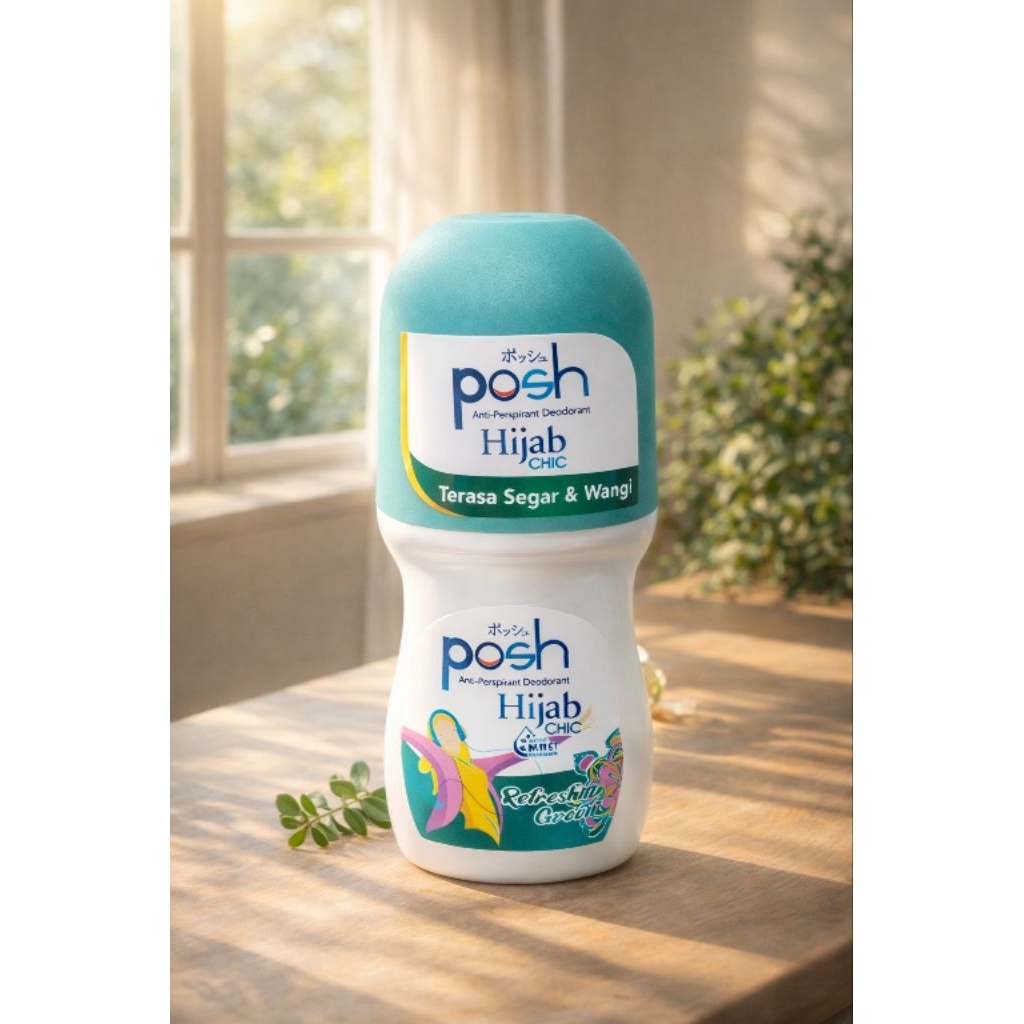 Posh Hijab Hijau Deodorant Roll POSH HIJAB HIJAU