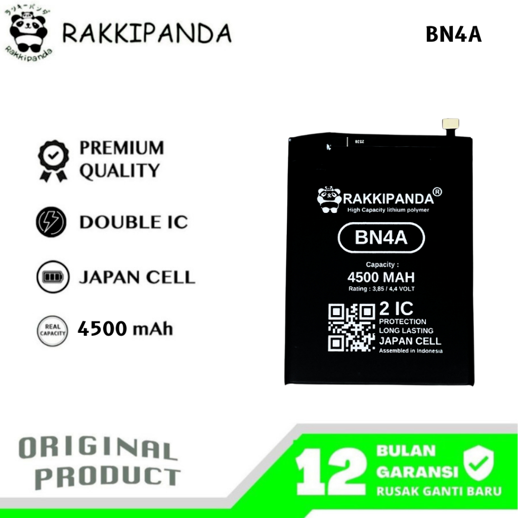 RakkiPanda - BN4A Redmi Note 7 / Redmi Note 7 Pro Batre Batrai Baterai