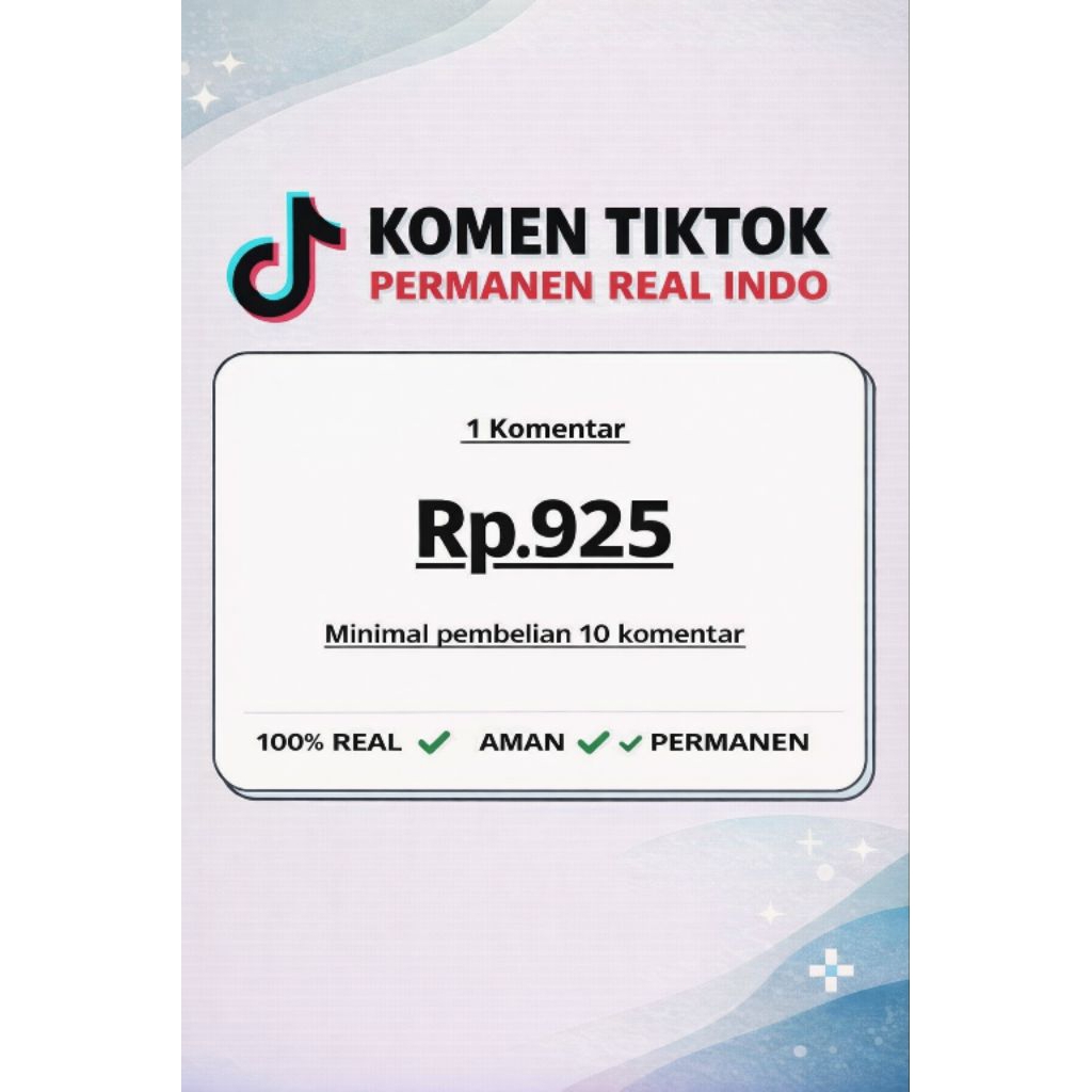 JASA KOMEN TIKTOK INDO
