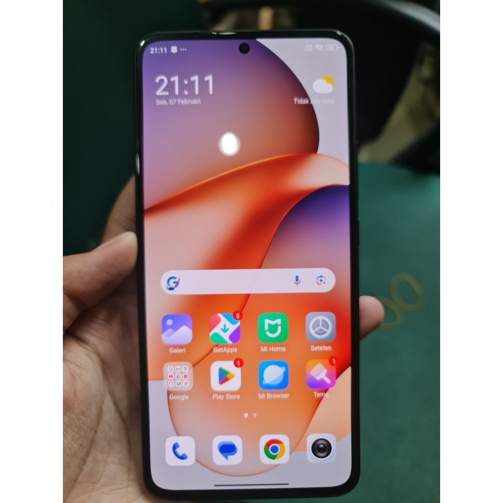 Lcd Xiaomi 13T Original copotan Minus burn in + frame + backdoor