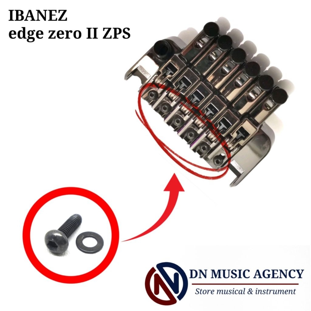 screw intonasi saddle tremolo edge zero ZR original gitar tremolo bridge edge zero ZR klaker