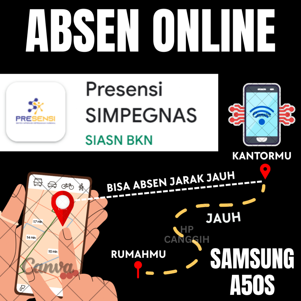hp absen online pokemon fake gps absen jarak jauh samsung A50S hp bekas pakai original 100%