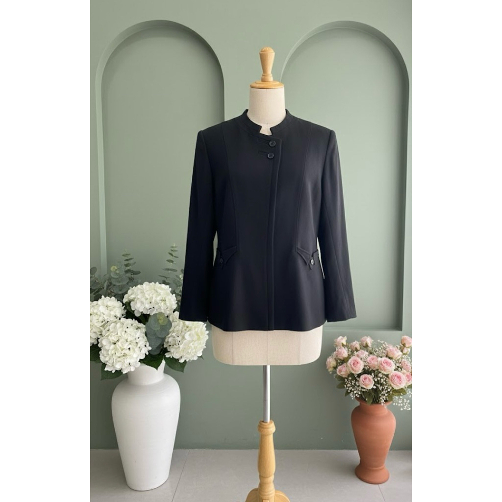 PL Preloved outer wanita/jas wanita/outer hitam