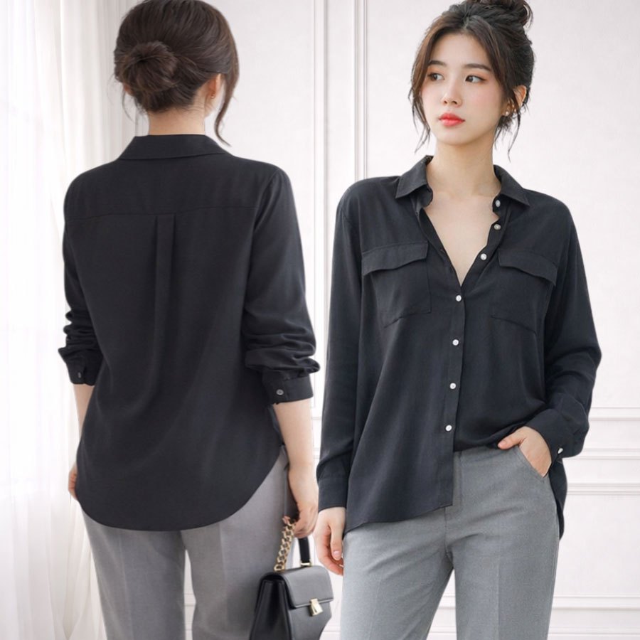 KEMEJA HM WANITA HMB293 UTILITY SHIRT