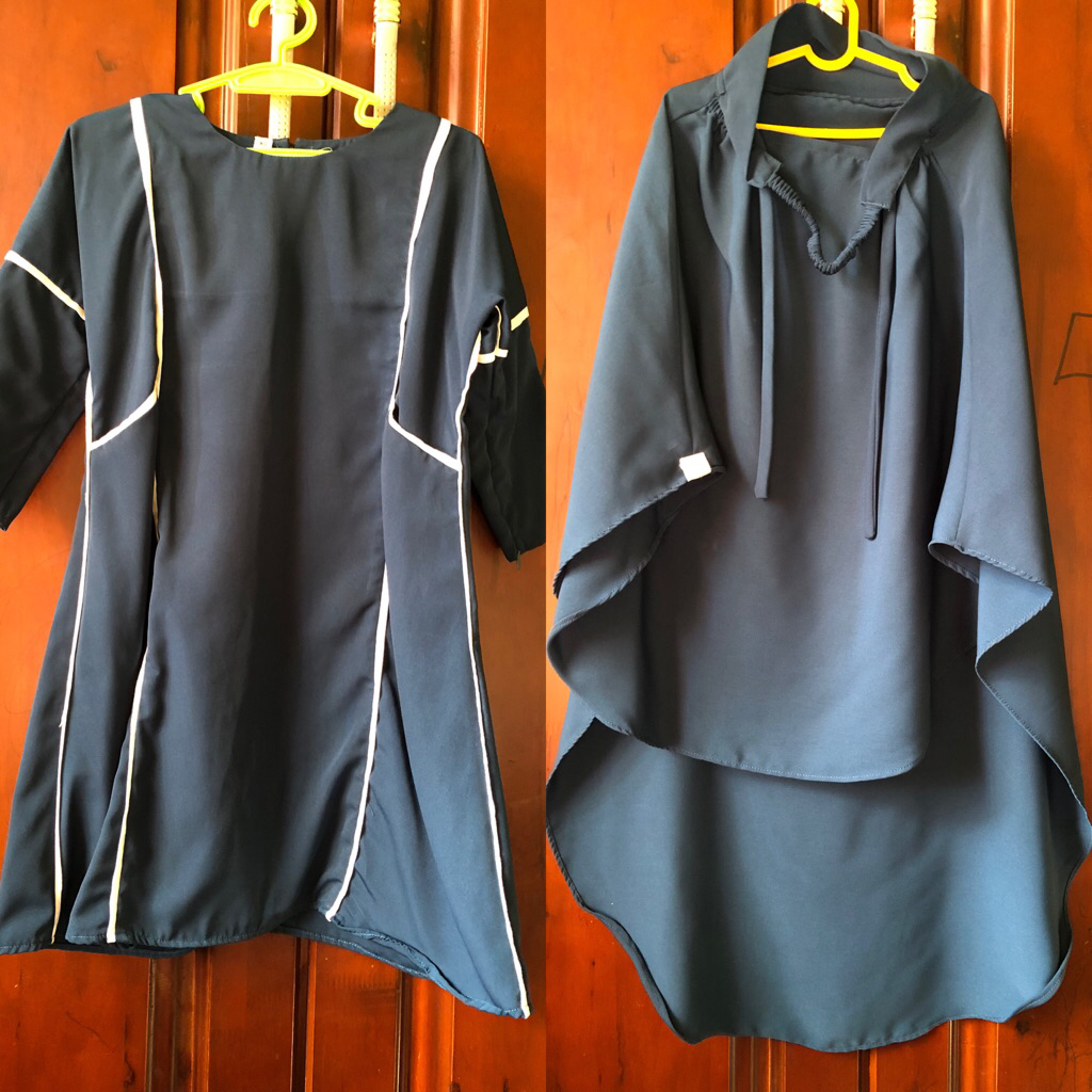 PL lubna set fk karet, gamis anak mirip line bysofni