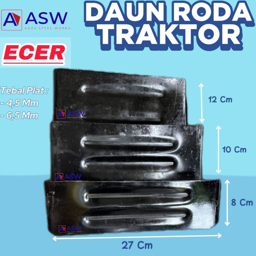 (ECER) Daun roda Traktor standart/Daun roda besi/Daun roda Quick/krepyak traktor/Daun roda dobelan/D