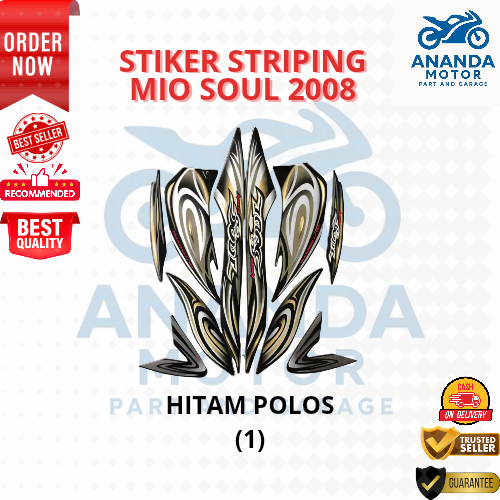 STRIPING STIKER YAMAHA MIO SOUL 2008 WARNA BANYAK GRADE ORIGINAL