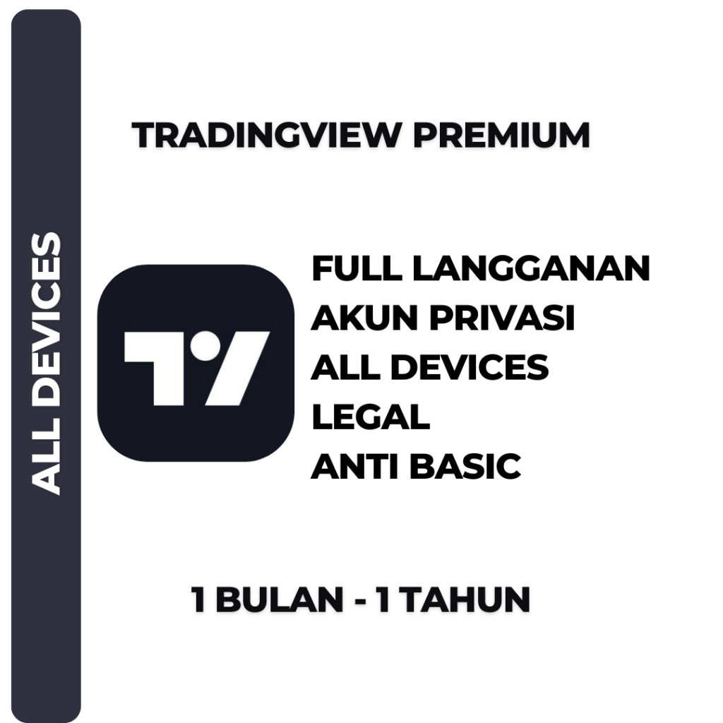TradingView Premium 1 Tahun Original | Full Akses | Private Account | Garansi Resmi