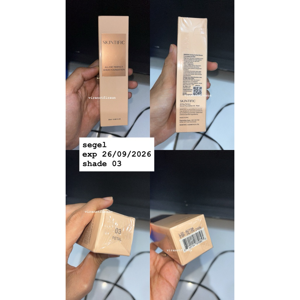 skintific foundation baru