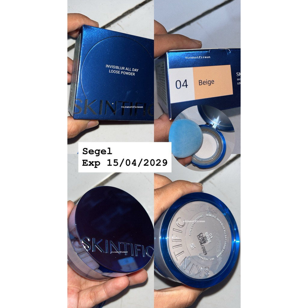 skintific loose powder