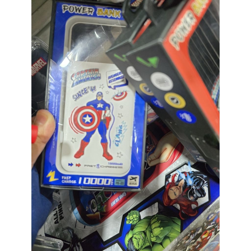 jastip Mr DIY - payung, bantal, power bank Marvel series