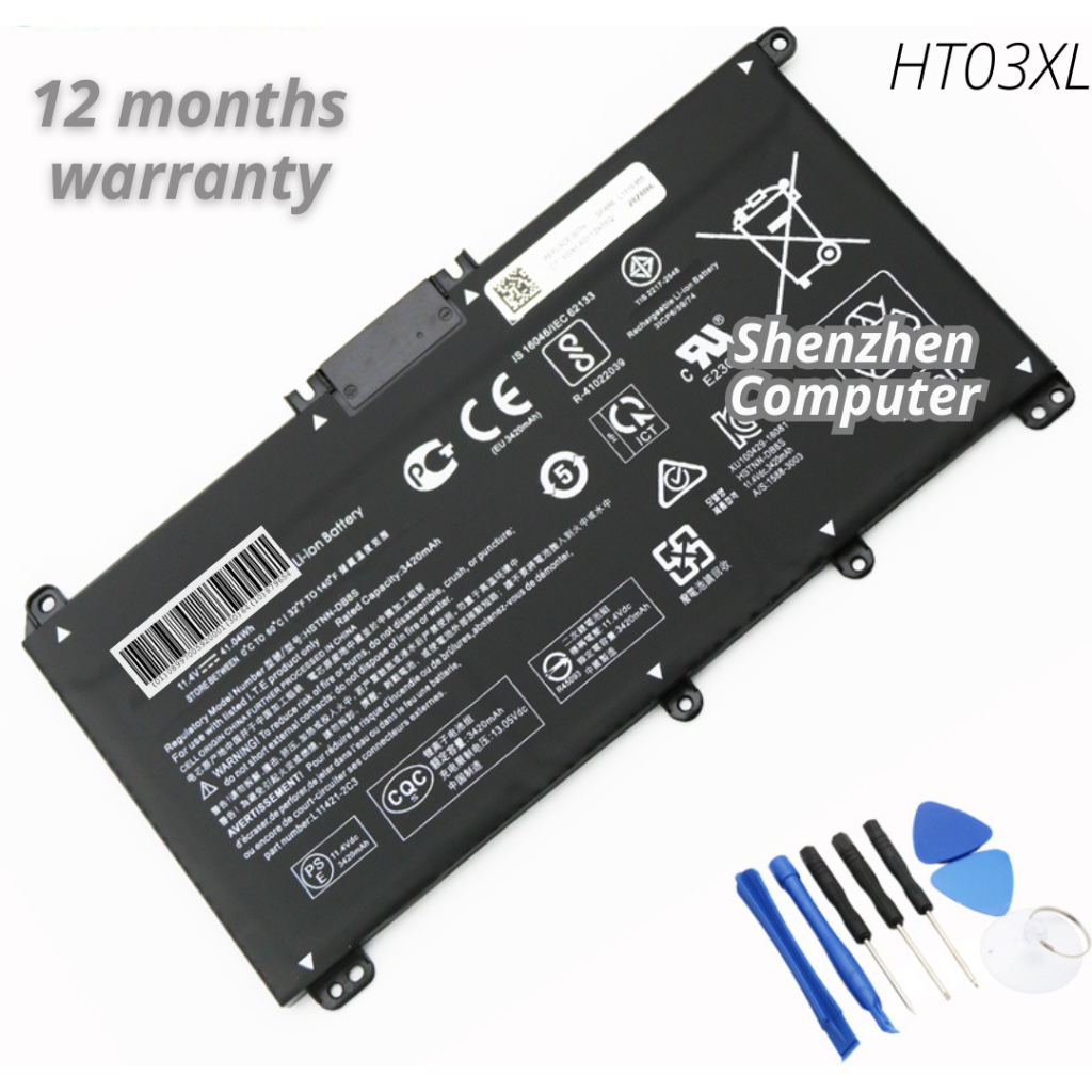 Baterai HP HT03XL original, HT03XL, Baterai HT03XL, Baterai Laptop HT03XL, Baterai Laptop HP HT03XL,