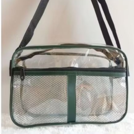 tas selempang mika transparan