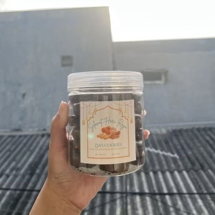 KUE KACANG COKELAT 600GR JAJAN LEBARAN